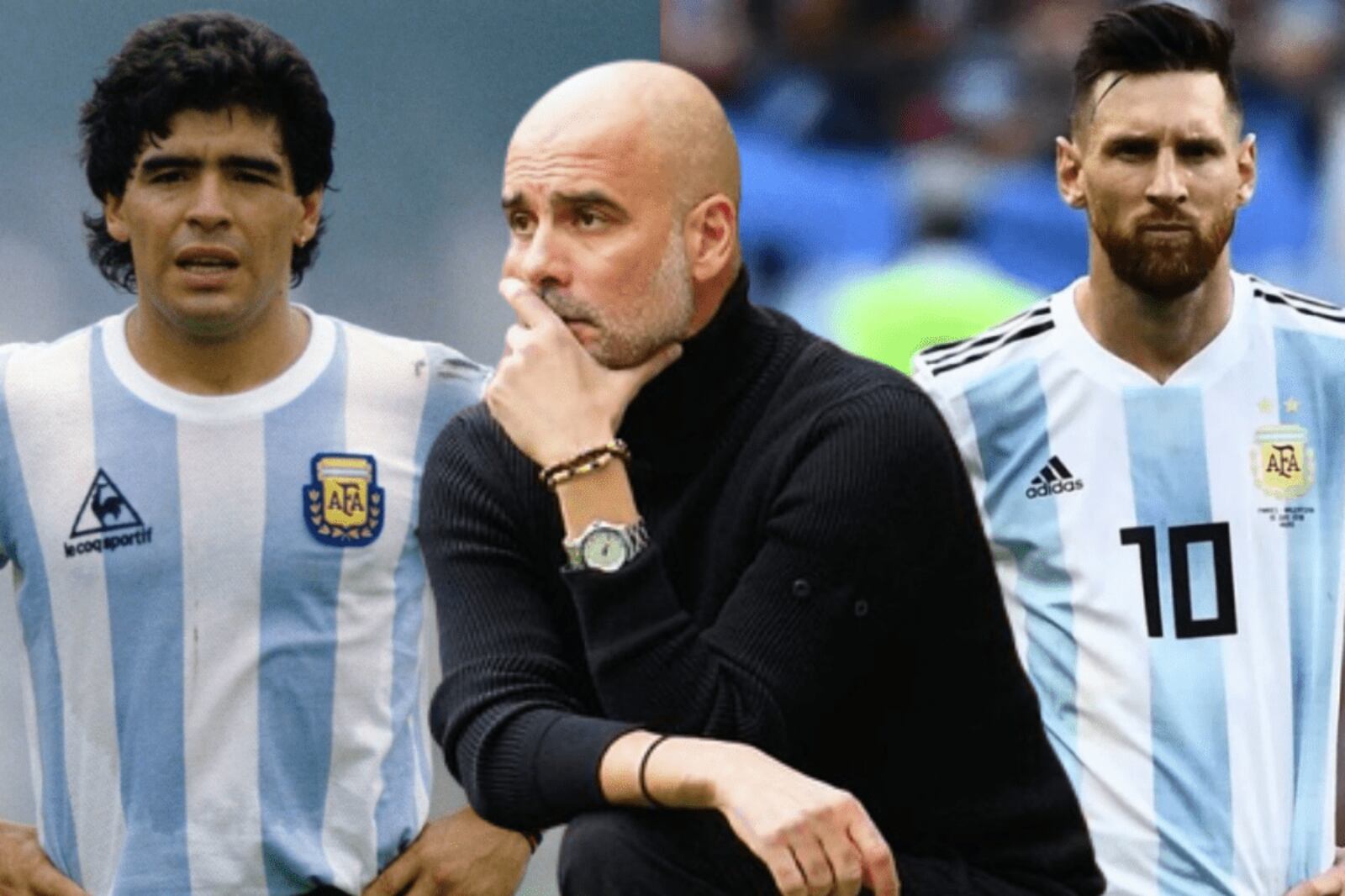 Pep Guardiola and his spectacular confession about Messi and Maradona