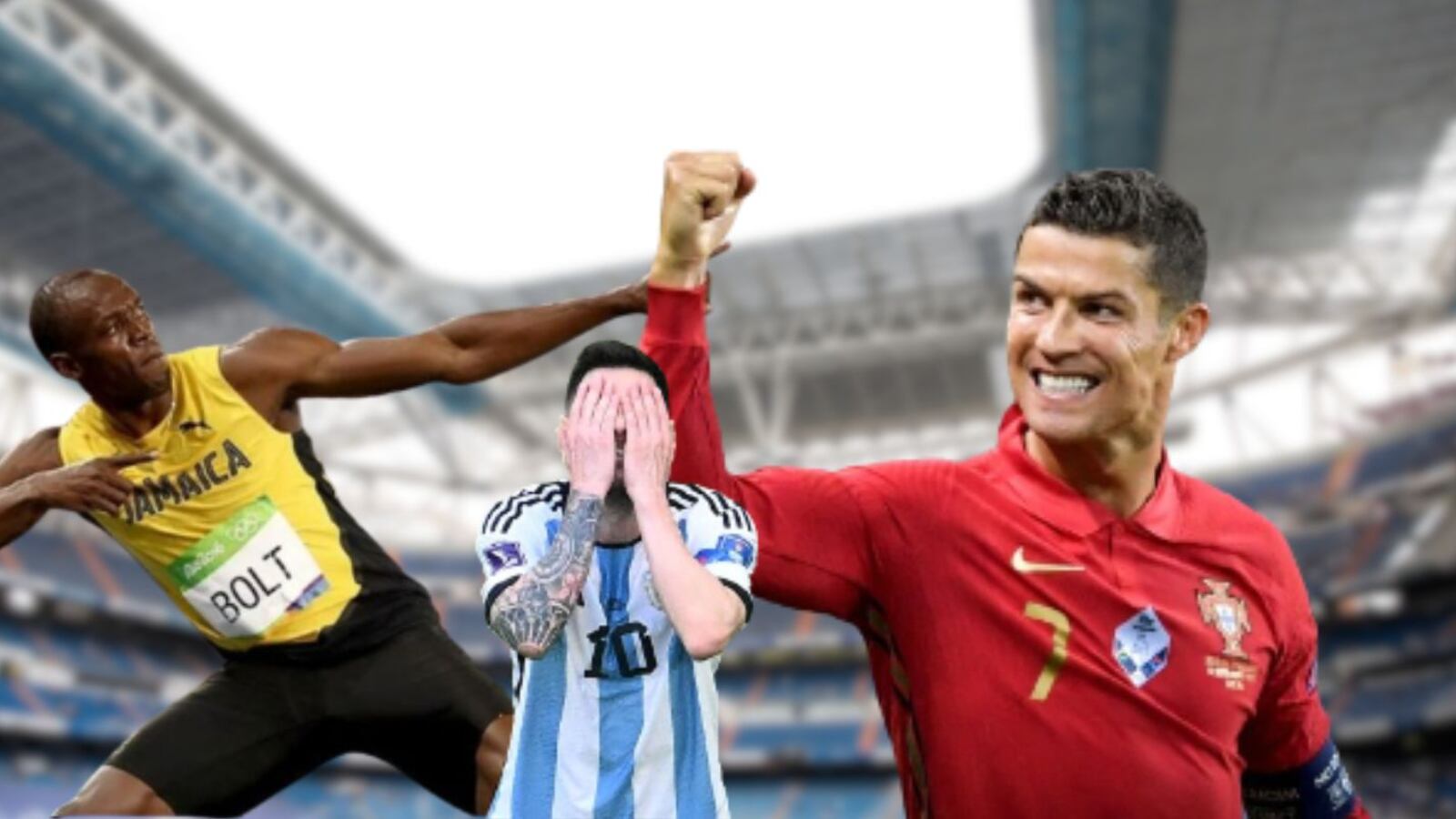 (VIDEO) Usain Bolt chose the best players in history along with Cristiano, and he left Messi out for this reason