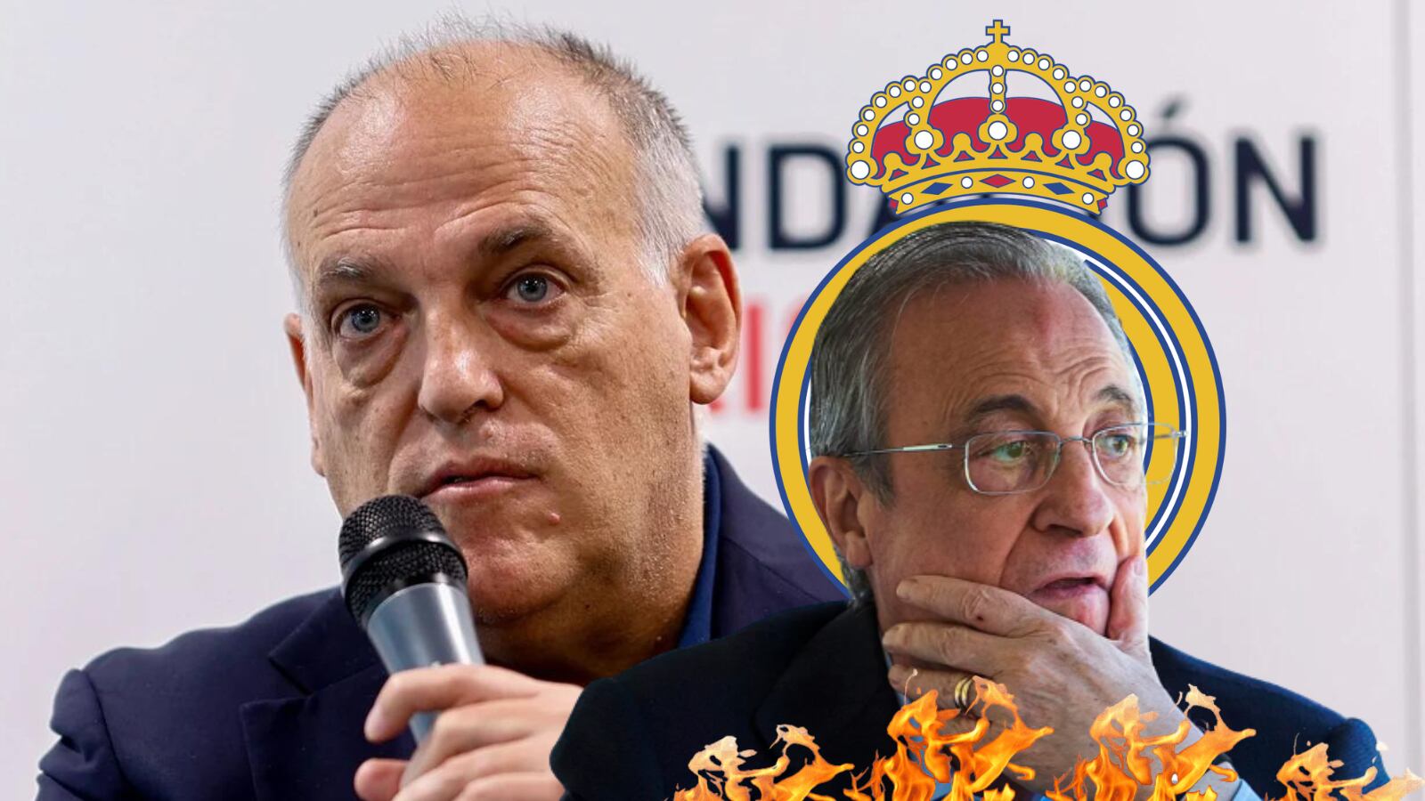 Mientras Florentino quiere la Superliga, la arremetida de Tebas contra el Madrid